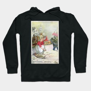 Weeding Paths by Anne Anderson Hoodie